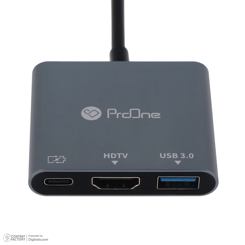 هاب 3 پورت تایپ سی پرووان مدل PHU552