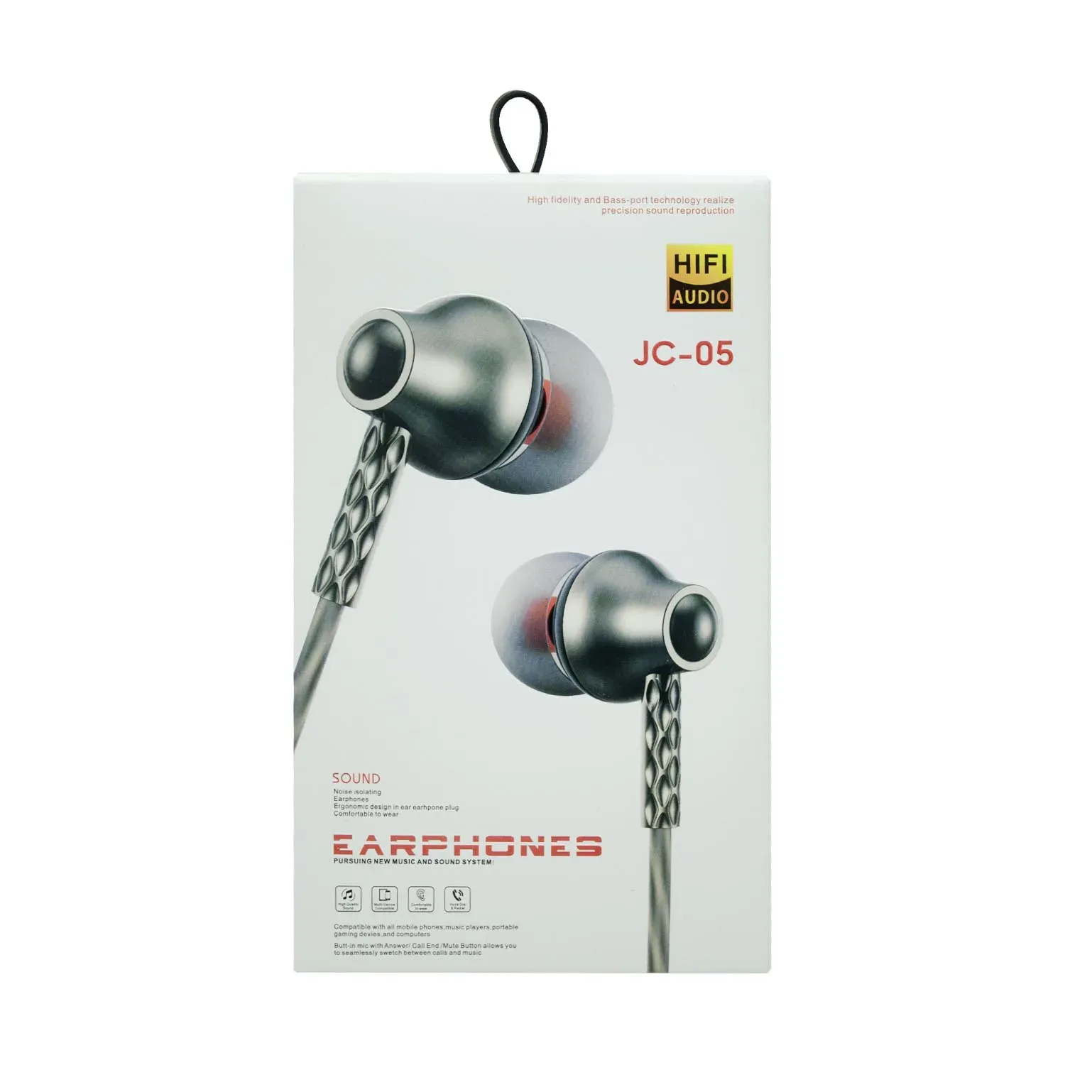 هندزفری سیمی مدل JC-05 - Image 3