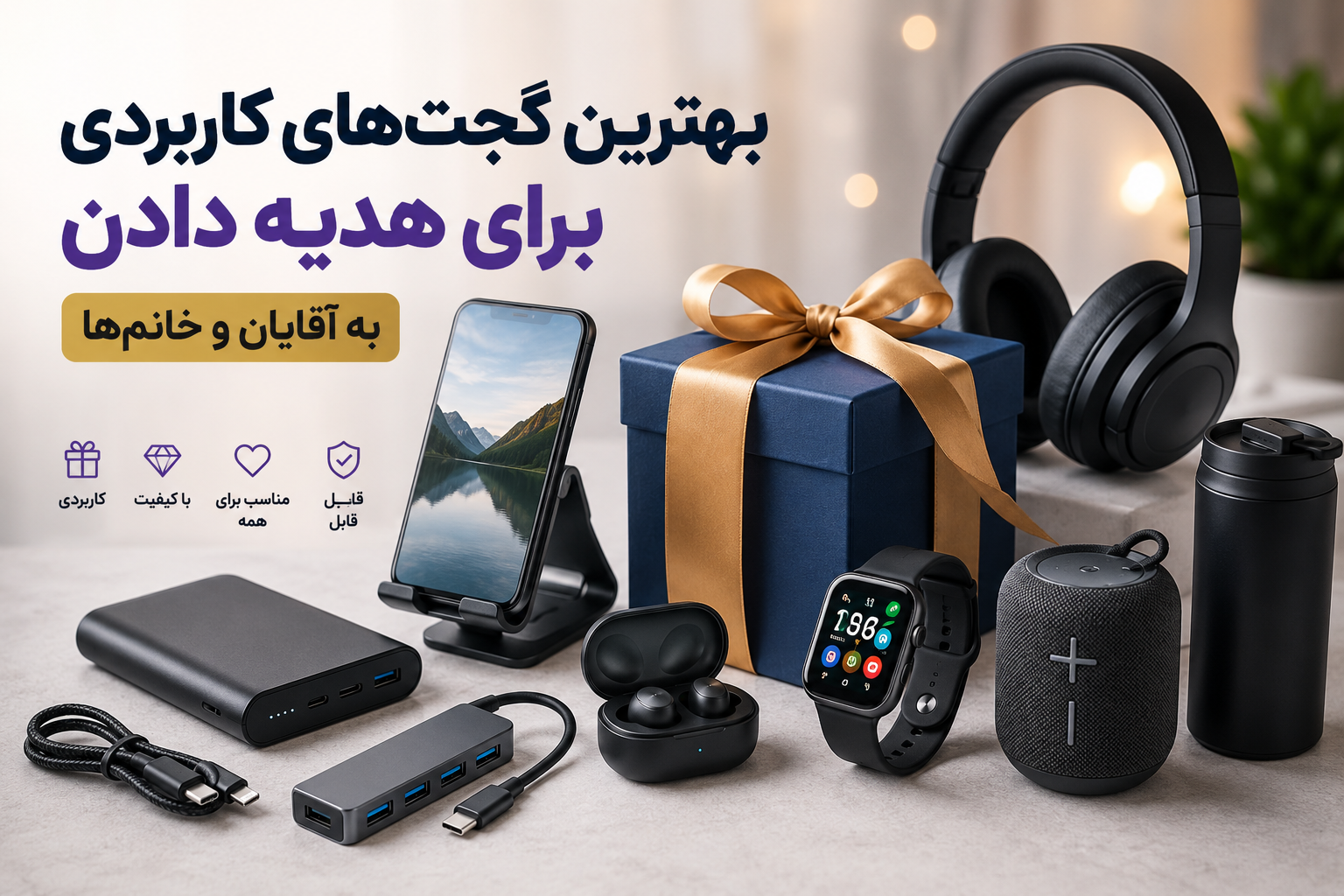 بهترین گجت های کاربردی برای هدیه دادن به آقایان و خانم ها