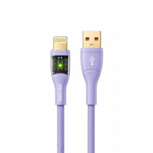 کابل 3A لایتنینگ چراغ دار اکسیژن مدل LX-24